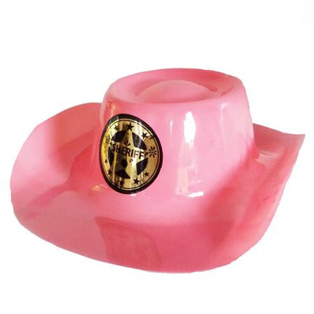 Sombrero Sheriff rosa